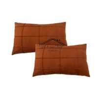2 Capa de almofada Baguete Suede Drapeada Macia 50x30cm Decorativa 2 Capa de almofada Baguete Suede Drapeada Macia 50x30cm Decorativa