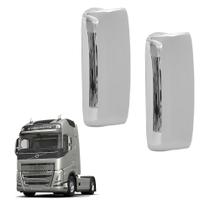 2 Capa Espelho Retrovisor Cromada p Volvo FM FH 2012 2013 2 Capa Espelho Retrovisor Cromada p Volvo FM FH 2012 2013