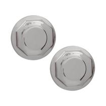 2 Capa para Cubo de Roda Dianteira Volvo FH/FM/NH/VM Cromada