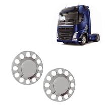 2 Capa para Cubo de Roda p Volvo FH/FM/NH - Traseira Cromada 2 Capa para Cubo de Roda p Volvo FH/FM/NH - Traseira Cromada