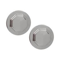 2 Capa Plástica p Cubo de Roda p SC P/G/R Highline Cromada