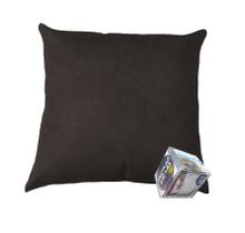 2 Capas Almofada Veludo Camurça Suede Liso 40x40 Preço Custo