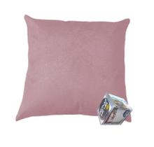 2 Capas Almofada Veludo Camurça Suede Liso 40x40 Preço Custo