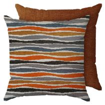 2 Capas de Almofada Premium Veludo Laranja - 45x45 ID Decor 2 Capas de Almofada Premium Veludo Laranja - 45x45 ID Decor