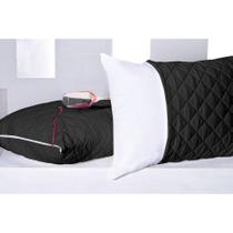 2 Capas Impermeáveis Matelada com Zíper para Travesseiro Padrão 70cmx50cm