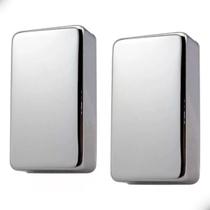 2 Capas Para Captador Tipo Humbucker Metal Cega Cromado 664 2 Capas Para Captador Tipo Humbucker Metal Cega Cromado 664