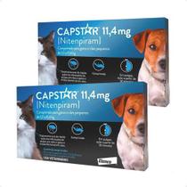 2 Capstar 11,4 Mg Para Cães E Gatos Total 12 Comprimidos - Elanco