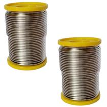 2 Carretel Estanho P/ Solda Com Fluxo Ra 1mm 250g Cobix 2 Carretel Estanho P/ Solda Com Fluxo Ra 1mm 250g Cobix