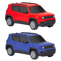 2 Carro Jipe Miniatura Realista 1:30 Carrinho Jeep Renegade 2 Carro Jipe Miniatura Realista 1:30 Carrinho Jeep Renegade