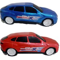 2 Carros de Corrida e Popular Miniatura de Brinquedo Grande