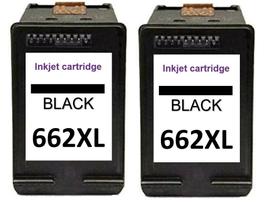 2 Cartucho Compatível 662xl 662 Preto 15ml Deskjet 1516