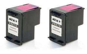 2 Cartucho De Tinta Compatível 662xl 662 Preto 15ml / Deskjet 2515 2516 3515 1516 3546 3516 2 Cartucho De Tinta Compatível 662xl 662 Preto 15ml / Deskjet 2515 2516 3515 1516 3546 3516