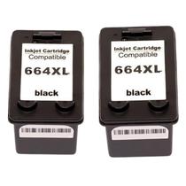 2 Cartuchos 664 Xxl Preto 20 Ml Modificado Deskjet 2 Cartuchos 664 Xxl Preto 20 Ml Modificado Deskjet