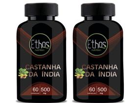 2 Castanha da India 120 Capsulas - Ethos Nutrition