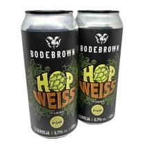 2 Cervejas Hop Weiss Trigo Cryo Pop Tropical Bodebrown 470ml