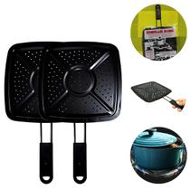 2 Chapas Difusor de Indução 32cm Frigideira Banho Maria