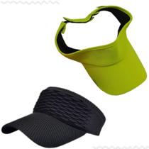 2 Chapéu Boné Viseira De Aba Longa cobre rosto Respirável