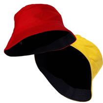 2 Chapéus Bucket Balde Dupla Face Liso Moda Streetwear