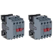 2 Chave Contatora Steck SK118 18A 690V 3 Polos 1NA 220VCA