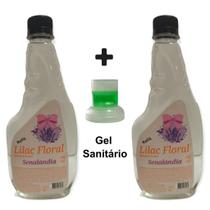 2 Cheirinho para Passar Roupa Lilac Floral Odorizador Tecido 500ml Refil Marca Senalândia - Envio Já