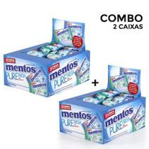 2 Chiclete Mentos Pure Fresh Zero açucar Sortido 60 peça 90g