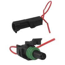 2 Chicote Conector Sonda Lambda GM Corsa Compressor VW Gol 1.0 200 Macho Fêmea