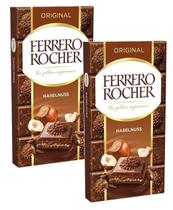 2 Chocolate Ao leite FERRERO ROCHER Sabor Avelã 90G
