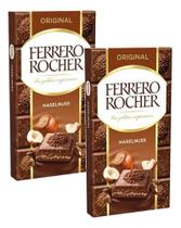 2 Chocolate Ao Leite Ferrero Rocher Sabor Avelã 90g