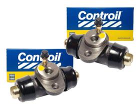 2 Cilindro Freio Roda Traseira Fusca Karmann Ghia 4 Furos 1300 1500 1600 Burrinho CONTROIL