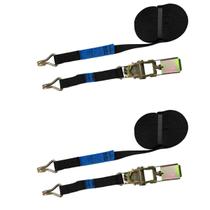 2 Cinta De Amarração De Cargas 800Kg 6 Metros Gancho J 25Mm 2 Cinta De Amarração De Cargas 800Kg 6 Metros Gancho J 25Mm