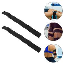 2 Cinta Faixa Elástica P/Eletrodos Corrente Russa Tens 100cm 2 Cinta Faixa Elástica P/Eletrodos Corrente Russa Tens 100cm