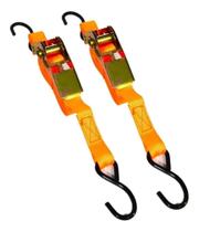 2 Cintas para Amarração de Carga Com Catraca 2,5 X 4,5 metros Capacidade 120 Kg Starfer 2 Cintas para Amarração de Carga Com Catraca 2,5 X 4,5 metros Capacidade 120 Kg Starfer