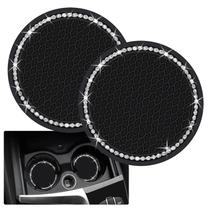 2 Coasters de Silicone com Cristais Tyhaui - Design Brilhante