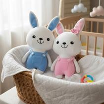 2 Coelhos De Pelúcia 35cm Brinquedo E Decoração 2 Coelhos De Pelúcia 35cm Brinquedo E Decoração