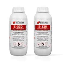 2 Cola Ultra-sinteglas Acrílico/policarbonato S-320 01 Lit - Sinteglass