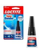 2 Colas Super Bonder Loctite Original Instantânea Multiuso 2 Colas Super Bonder Loctite Original Instantânea Multiuso