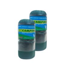 2 Colchonete Camping Pesca Acampar Verde Solteiro Mont Long