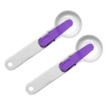 2 Colheres De Sorvete Pegador Açaí Com Ejetor Extrator Bola