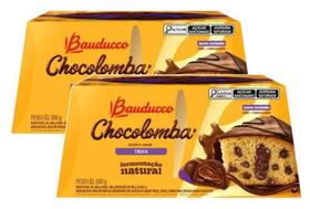 2 Colomba Pascal Chocolomba Chocolate Trufa Bauducco 500G