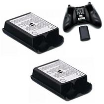 2 Compartimento Traseiro Caixa Pilhas Compativel Xbox 360