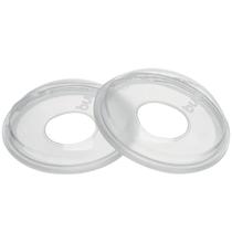 2 Conchas Protetoras para Amamentação Buba Bicos Seios Mamilos Silicone Transparente