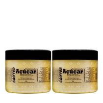 2 Condicionador Açucar Coiffer 350g Cabelos Emborrachados 2 Condicionador Açucar Coiffer 350g Cabelos Emborrachados