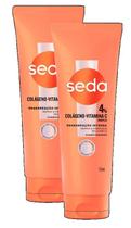 2 Condicionador Seda 4% Colágeno Vitamina C Complex 250ml