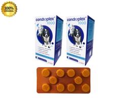 2 Condroplex 1000 para Cães e Gatos Suplemento Alimentar 120 comprimidos