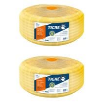 2 Conduites Corrugado Pvc 32mm Amarelo Tigreflex 14210326 2 Conduites Corrugado Pvc 32mm Amarelo Tigreflex 14210326