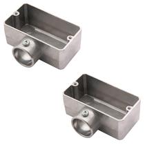 2 Condulete 1/2 Tipo A Em Alumínio S/rosca S/placa Sieg