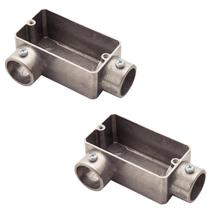 2 Condulete 3/4 Lr Alumínio S/rosca S/placa Sieg