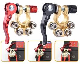 2 Conector Terminal Bateria Com Engate Rápido Carro Par