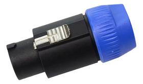 2 Conectores Macho Speakon 8 Vias Com Trava Custom Sound 2 Conectores Macho Speakon 8 Vias Com Trava Custom Sound