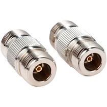 2 conectores N dupla fêmea emenda cabo de antena adaptador